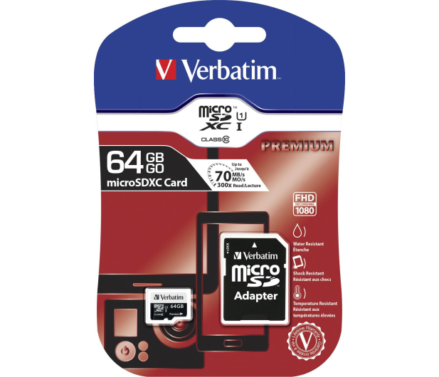 Verbatim 64GB microSDXC Premium 90MB/s - 1189569 - zdjęcie 3